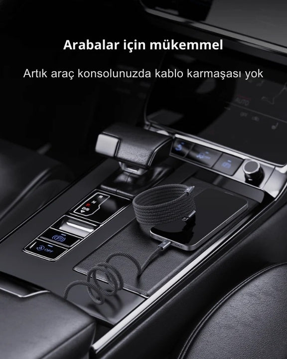 MagCable | Kendiliğinden Toplanan Manyetik USB-C Kablo